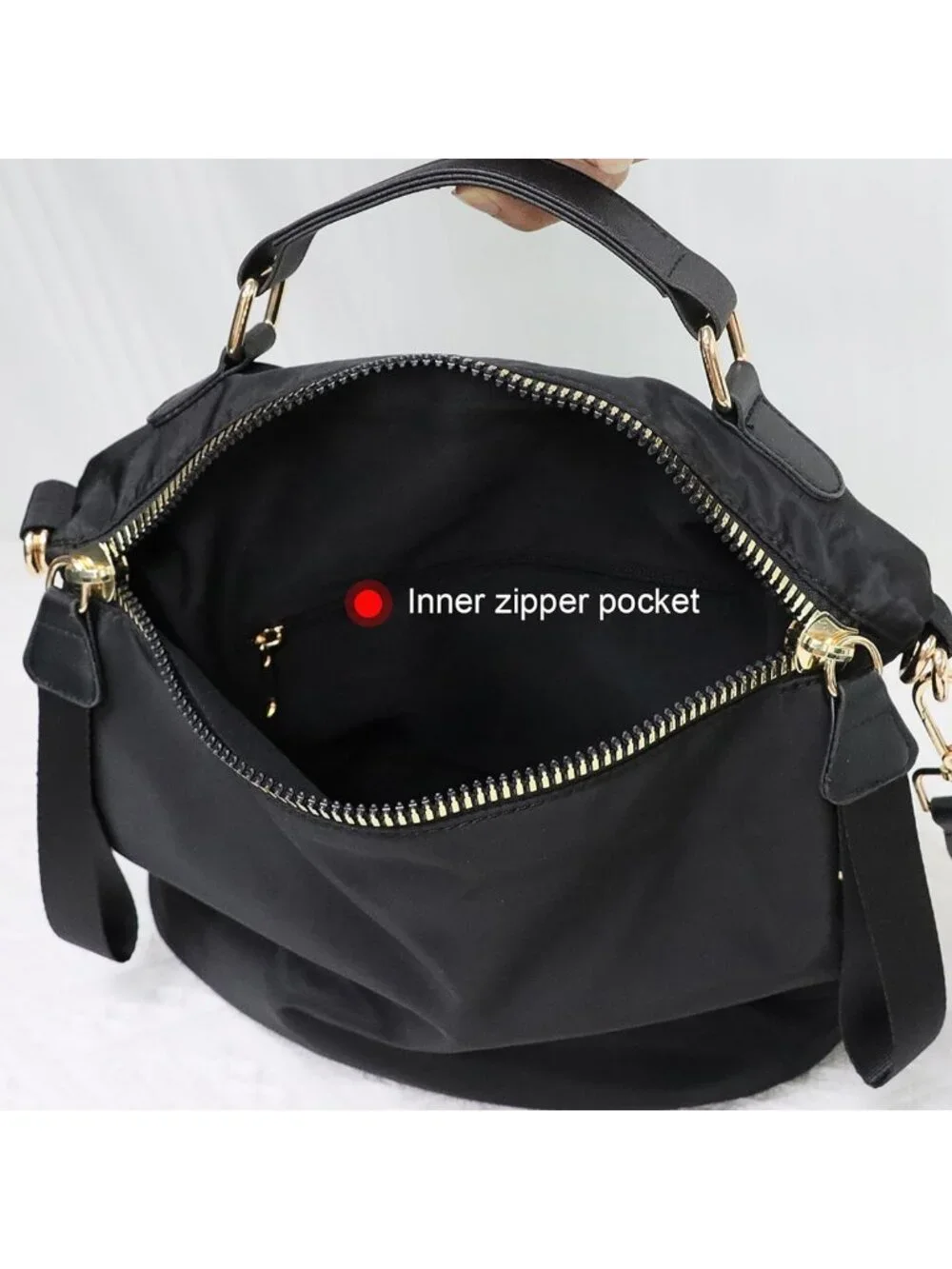 Lightweight Anti-Theft Nylon Handbag | Casual Travel & Shopping Shoulder